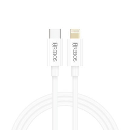 CABO TIPO C X LIGHTNING HREBOS 60W CB328I 1MT